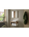Ensemble salle de bain  HAMBURG blanc brillant, Kadiz 79 x 47 x 49 cm