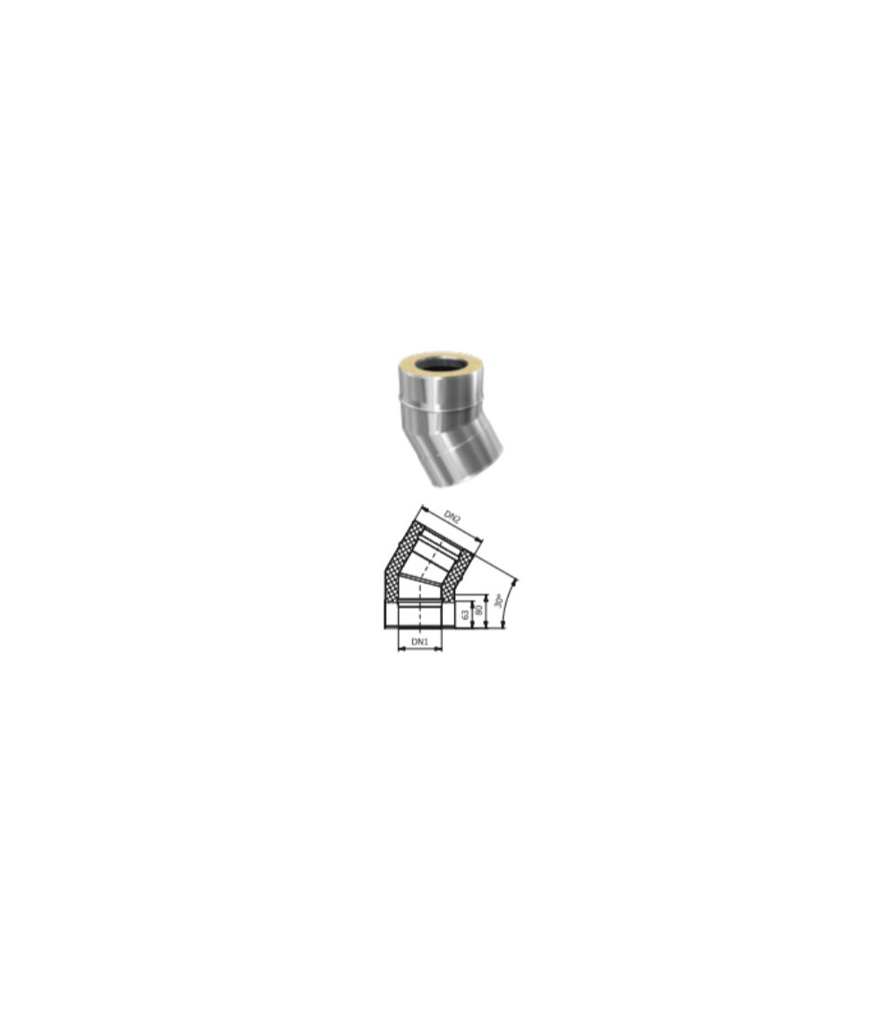 Kit de conducto aislado 7m doble pared - 100/120/130/150/160/180/200 mm