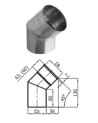 copy of Kit conduit isolé 7m double paroi Ø 100/120/130/150/160/180/200 mm