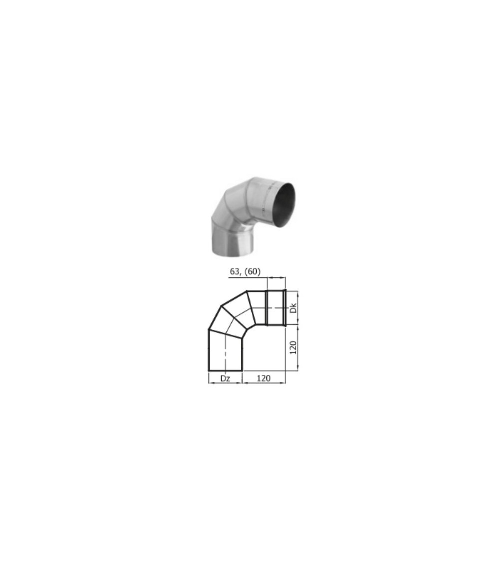 Kit de conducto aislado 7m doble pared - 100/120/130/150/160/180/200 mm