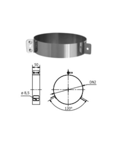 Kit de conducto aislado 7m doble pared - 100/120/130/150/160/180/200 mm