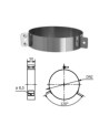 Collier pour cable stabilisateur pour tube isolé 50mm Ø 100/120/130/150/160/180/200 mm