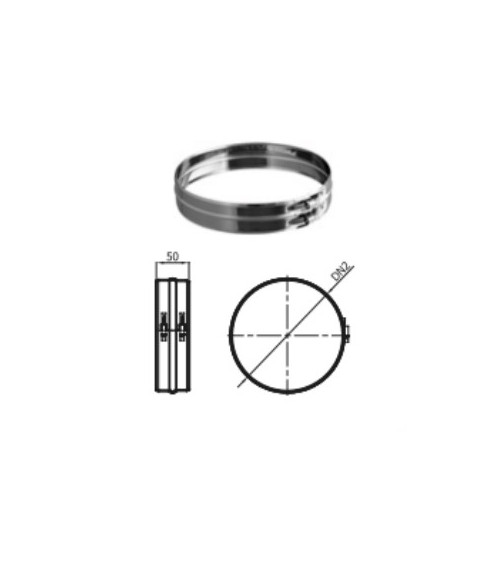 Kit de conducto aislado 7m doble pared - 100/120/130/150/160/180/200 mm