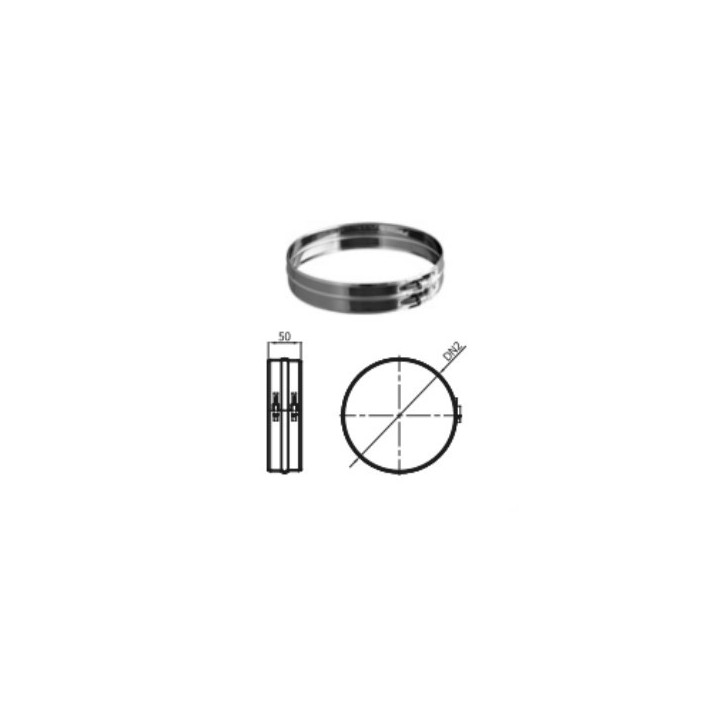 Kit de conducto aislado 7m doble pared - 100/120/130/150/160/180/200 mm Kit de conducto aislado 7m doble pared - 100/120/130/150/160/180/200 mm