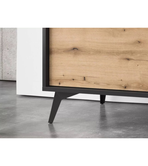 Meuble TV MONO bordeaux 154 cm