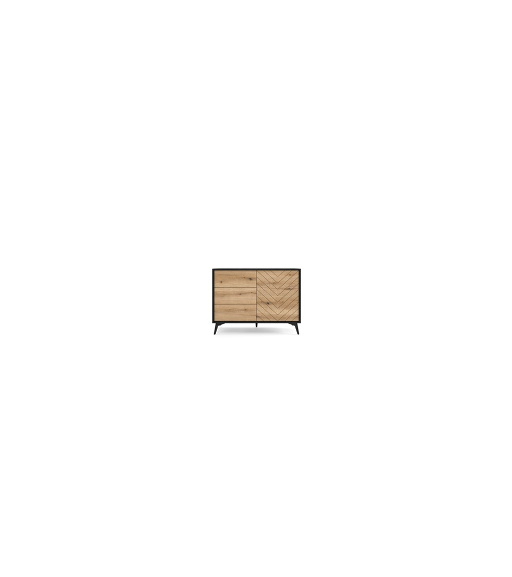 Meuble TV MONO bordeaux 154 cm