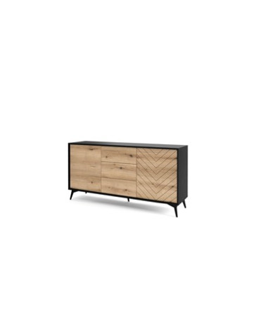 Meuble TV MONO bordeaux 154 cm