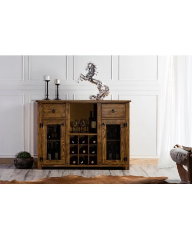 Armoire de rangement- buffet haut BIG BAR 137 x 100 cm bois