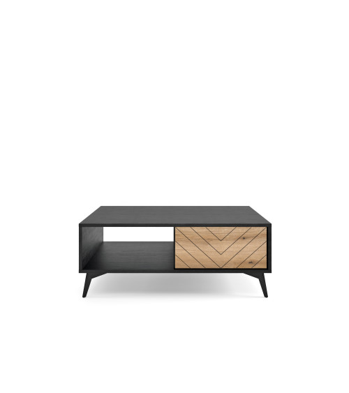 Meuble TV MONO bordeaux 154 cm