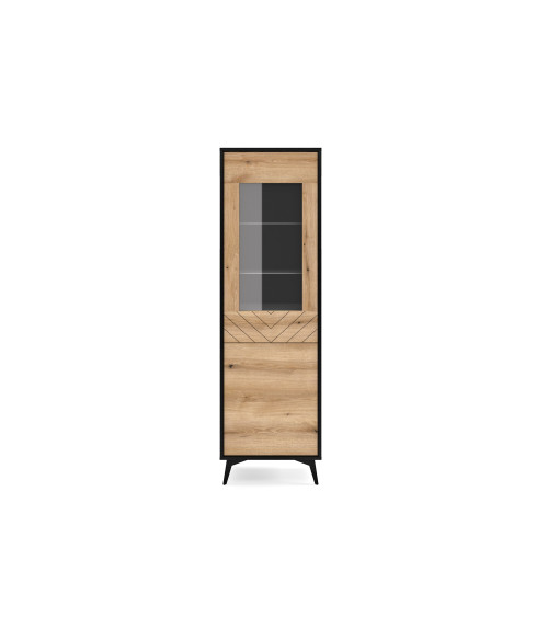 Armoire vitrine  DIAMOND W54 54x178x39 cm