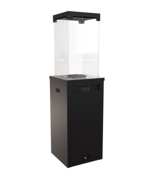 Chimenea de bioetanol DELTA esquina izquierda 120 cm