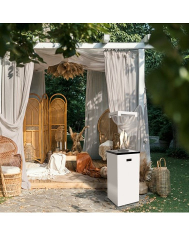 CHAUFFAGE EXTÉRIEUR GAZ PATIO LIGHT BLANC