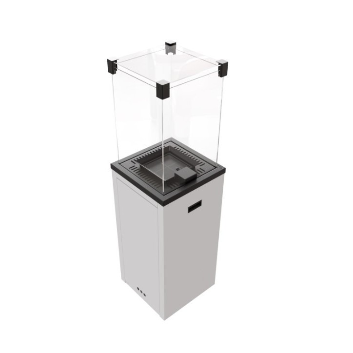 CHAUFFAGE GAZ EXTERIEUR PATIO SLIM BLANC