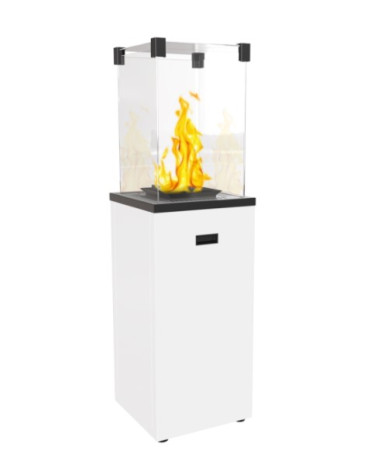 CHAUFFAGE GAZ EXTERIEUR PATIO SLIM BLANC