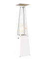 UMBRELLA ACIER BLANC AVEC TUYAU ET RÉDUCTEUR
