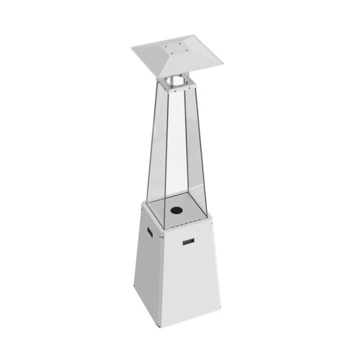 Estufa Gas Exterior Umbrella BS acero Blanco 12 kW