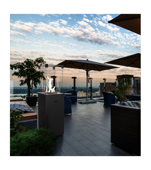 KIT DE CHAUFFAGE AU GAZ PATIO SLIM BLACK 8.2 KW