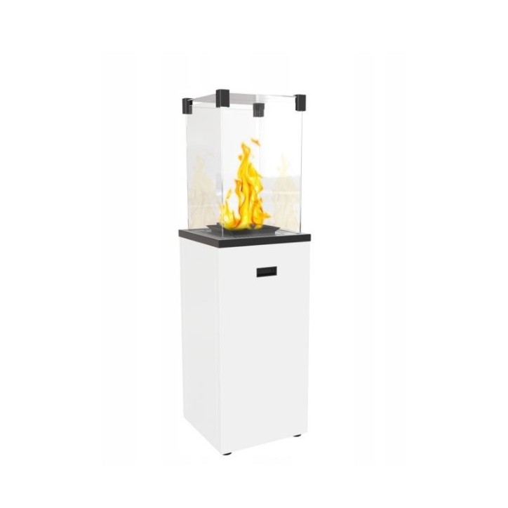 KIT DE CHAUFFAGE AU GAZ PATIO SLIM BLANC 8.2 KW MANUEL