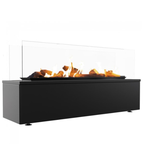 bio-ethanol haard DELTA hoek links 120 cm