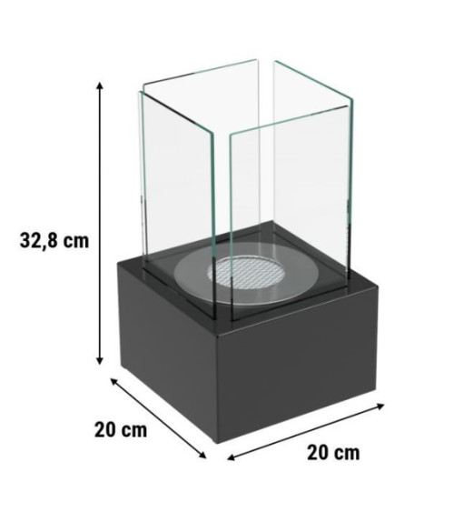 Bioetanolitakka DELTA vasen kulma 120 cm