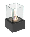 MINI CHAUFFAGE AU GAZ PATIO NOIR + CHEMINÉE BIO