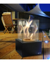 Estufa de gas exterior PATIO MINI + TANGO/1 biochimenea negra