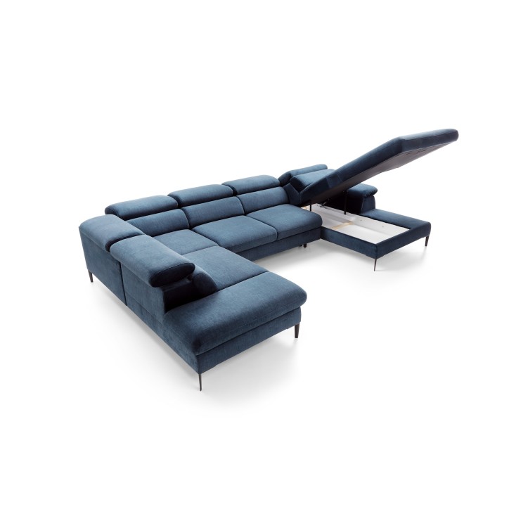 Canapé d'angle convertible BLUES U2 214 x 353 x 182 cm