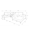 copy of Meuble TV MONO bordeaux 154 cm