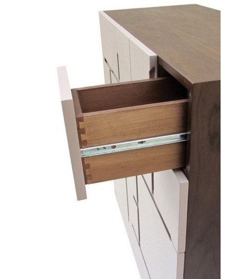 Armoire de rangement CROSSWORD 114 cm noyer