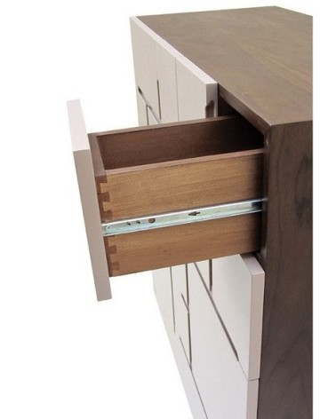 Armoire de rangement CROSSWORD 114 cm noyer