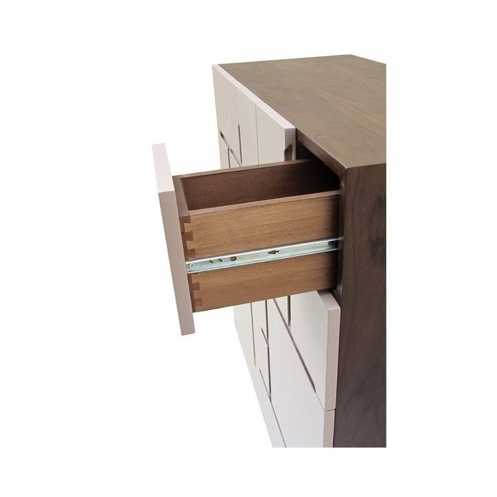 Armoire de rangement CROSSWORD 114 cm noyer