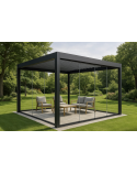 Pergola/Veranda Diane en verre 3x4m en aluminium
