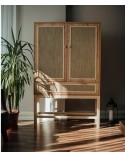 Armoire de rangement polyvalente MINIME 100 cm bois