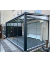Veranda Genova 3x4x2.8m - en verre et en aluminium