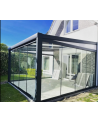 Veranda Genova 3x4x2.8m - en verre et en aluminium