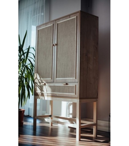 Armoire de rangement polyvalente MINIME 100 cm bois