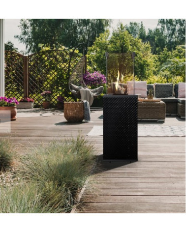 Riscaldamento esterno a gas PÁTIO MINI nero matelassato 8,2 kW