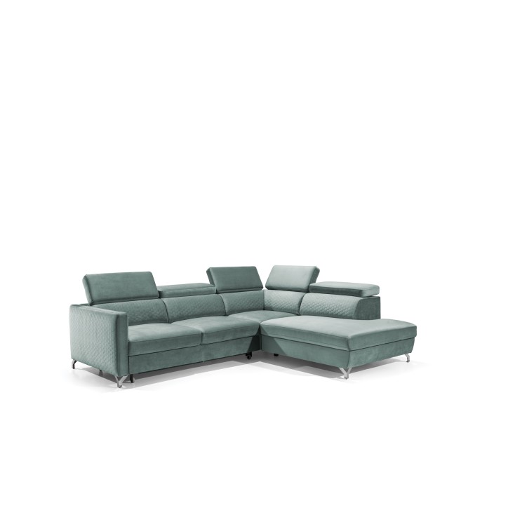 Divano angolare convertibile MAROZZO 265 x 225 cm in vari colori