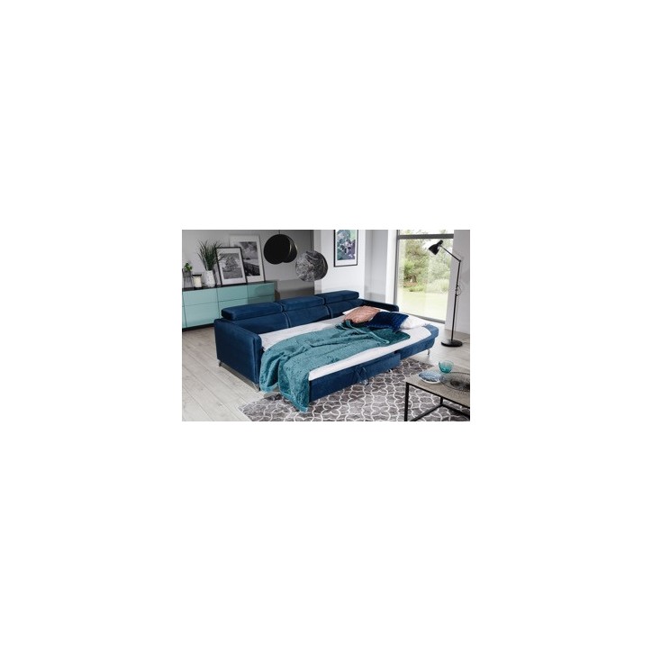 Canapé d'angle convertible MAROZZO 265 x 225 cm en plusieurs couleurs