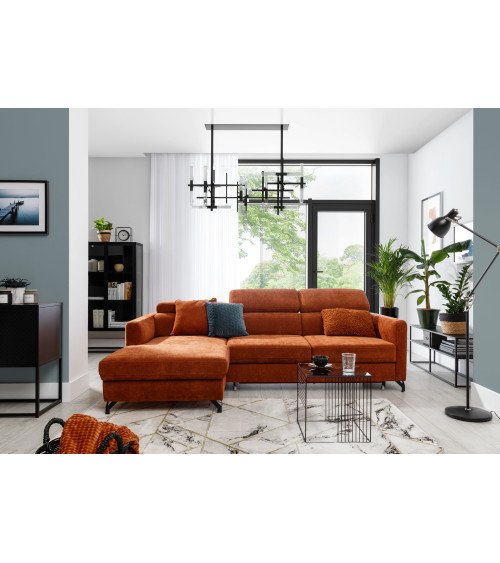 Canapé d'angle convertible MAROZZO 245 x 170 cm