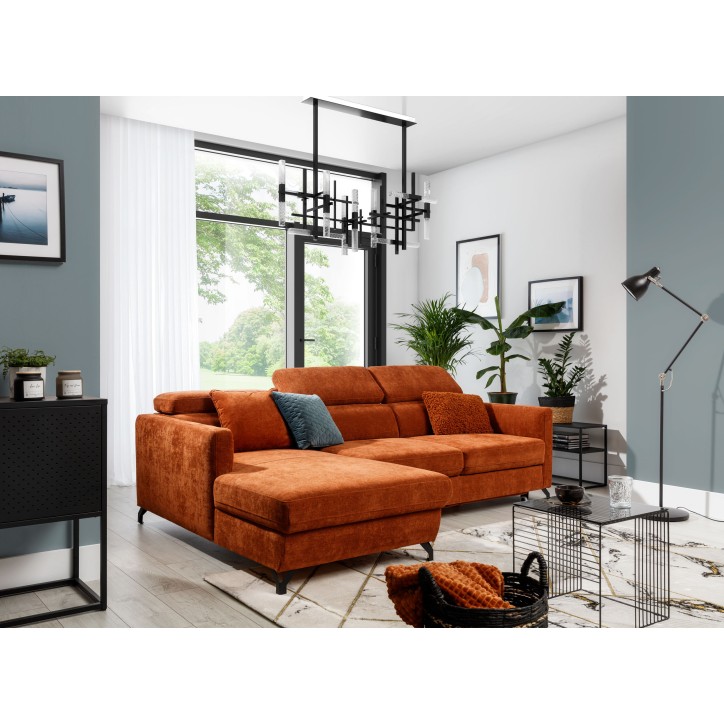 Divano angolare convertibile MAROZZO 245 x 170 cm