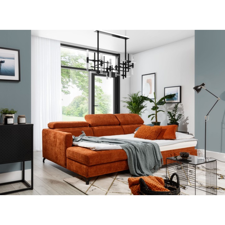 Divano angolare convertibile MAROZZO 245 x 170 cm