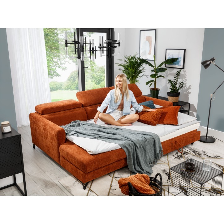 Divano angolare convertibile MAROZZO 245 x 170 cm