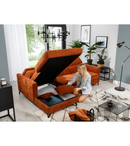 Canapé d'angle convertible MAROZZO 245 x 170 cm
