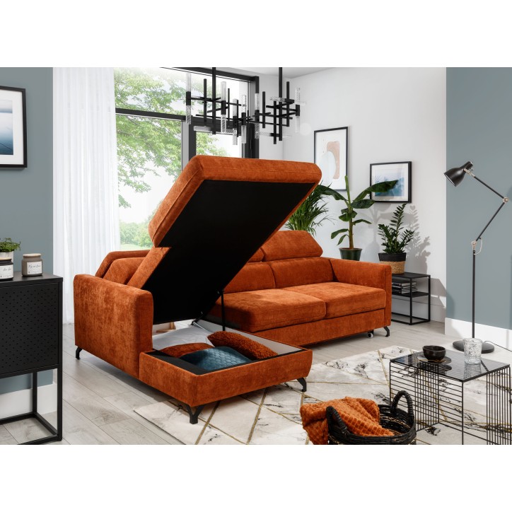 Divano angolare convertibile MAROZZO 245 x 170 cm