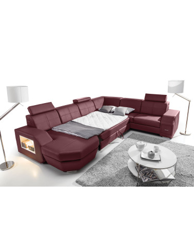 Sofá rinconera convertible NAPOLI 350 x 276 cm en varios colores