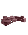 Canapé d'angle convertible NAPOLI 350 x 276 cm en plusieurs couleurs