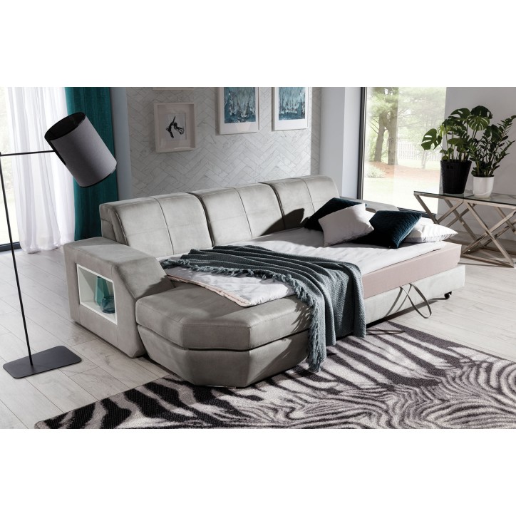 Sofá rinconera convertible NAPOLI 350 x 276 cm en varios colores