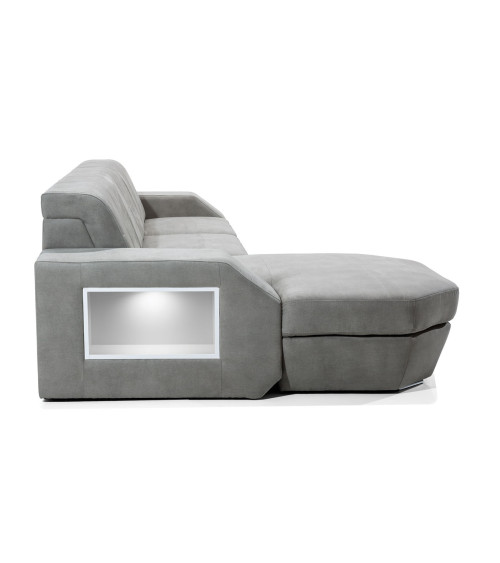 Canapé d'angle convertible NAPOLI 350 x 276 cm en plusieurs couleurs