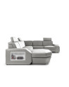 Sofá rinconera convertible NAPOLI 350 x 276 cm en varios colores